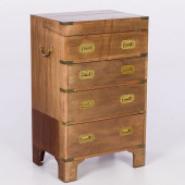 ENGLISH MAHOGANY CAMPAIGN CHES