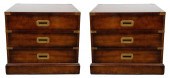 ENGLISH MAHOGANY CAMPAIGN CHES