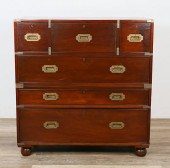ENGLISH MAHOGANY CAMPAIGN CHES