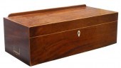 ENGLISH MAHOGANY CAMPAIGN DESK
