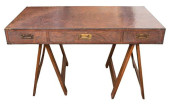 ENGLISH MAHOGANY CAMPAIGN DESK