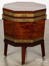 ENGLISH MAHOGANY CELLARETTE, E