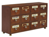 ENGLISH MAHOGANY CHEMIST&#039;