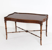 ENGLISH MAHOGANY COFFEE TABLE