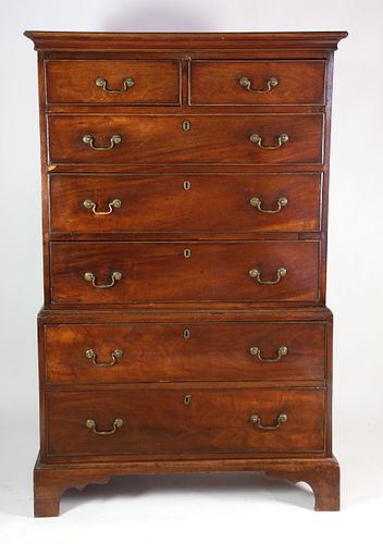 ENGLISH MAHOGANY DIMINUTIVE TALL