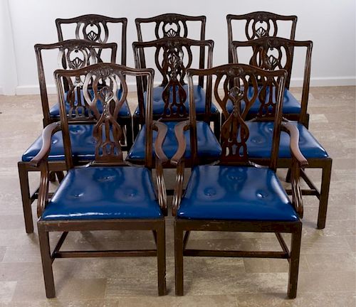 ENGLISH MAHOGANY DINING CHAIRS