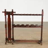 ENGLISH MAHOGANY EQUESTRIAN BO