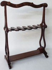 ENGLISH MAHOGANY EQUESTRIAN BO
