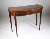 ENGLISH MAHOGANY GAMES TABLE,