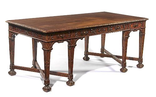 ENGLISH MAHOGANY JACOBEAN STYLE 8