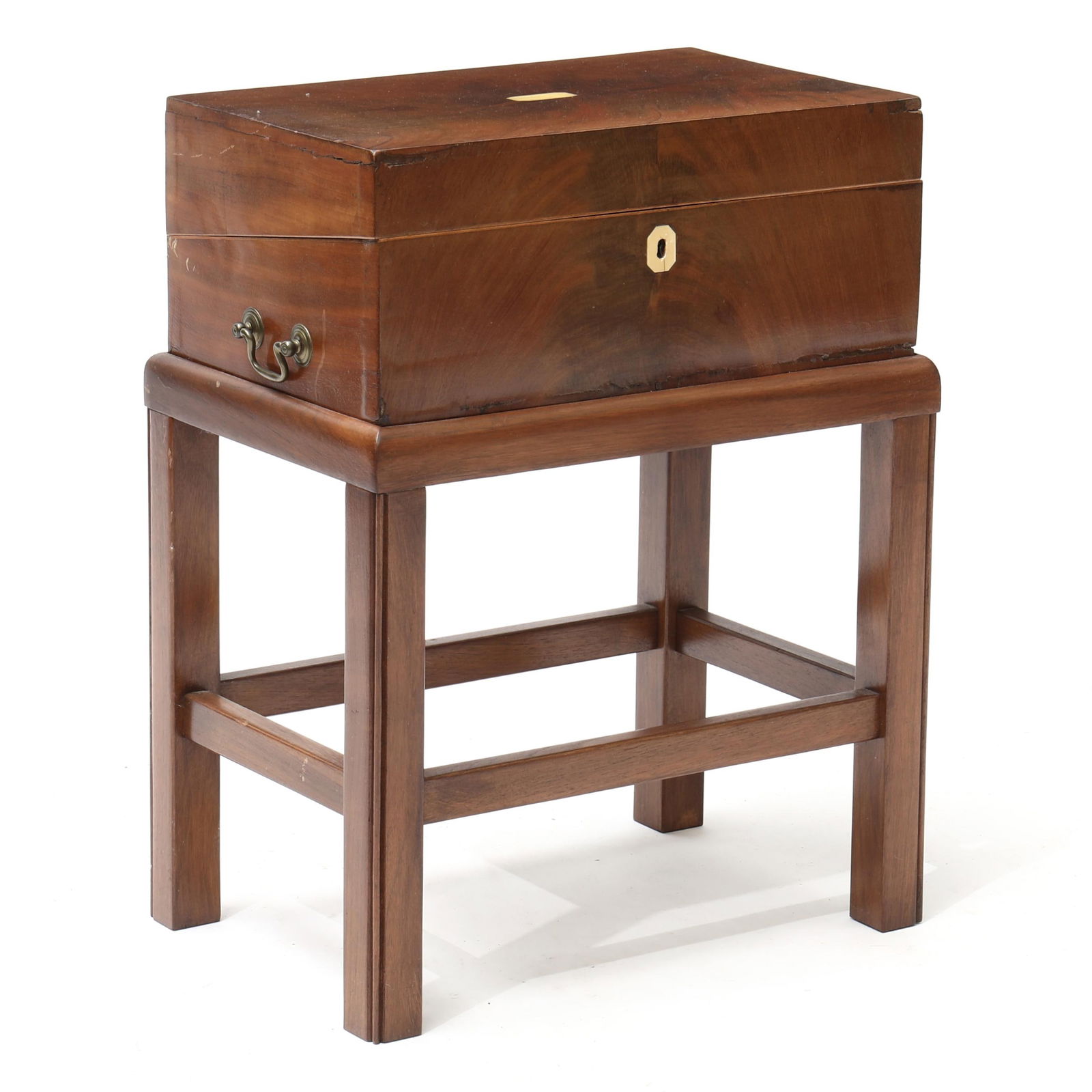 ENGLISH MAHOGANY LAP DESK ON