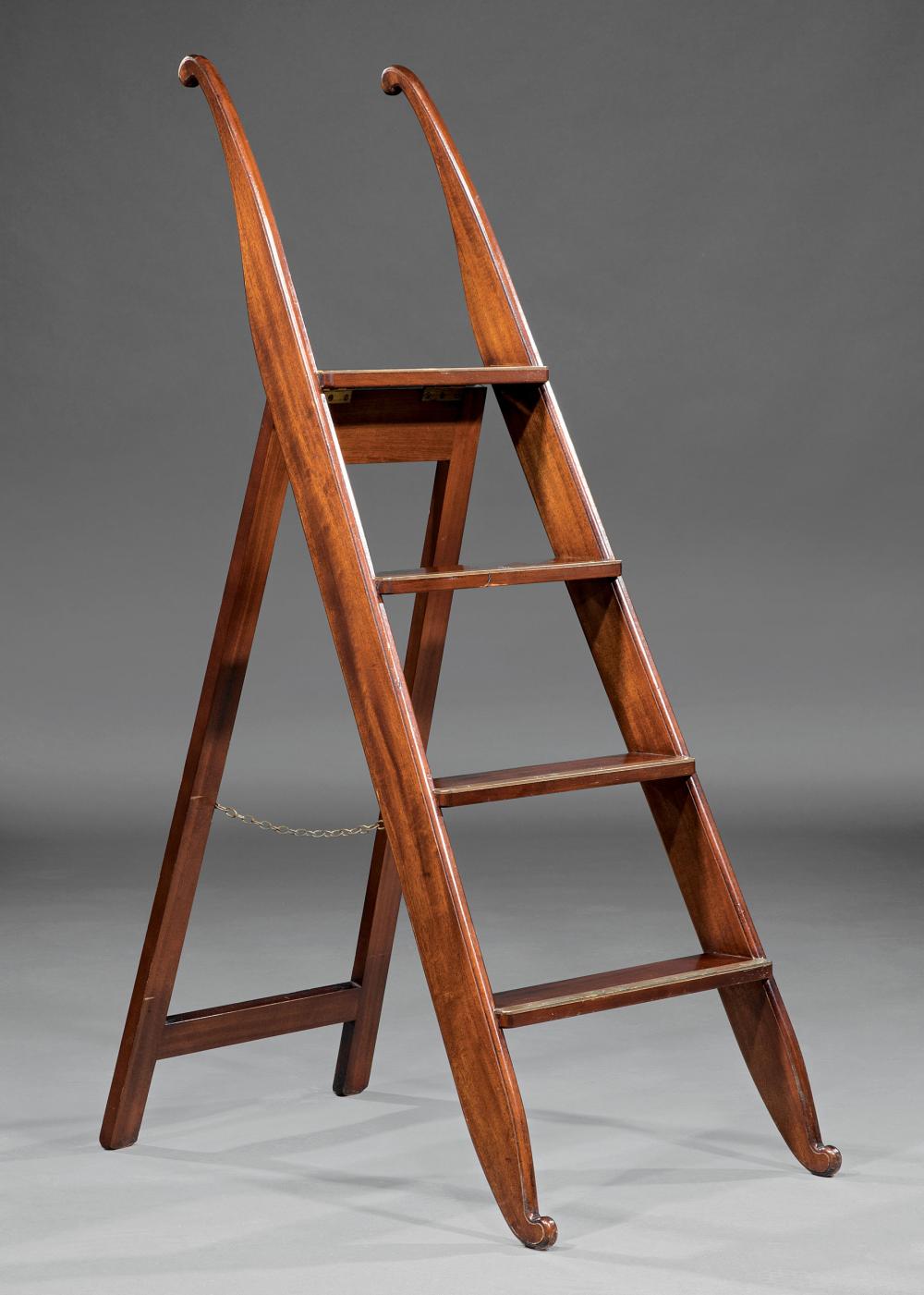 ENGLISH MAHOGANY LIBRARY