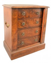 ENGLISH MAHOGANY MINIATURE LOC