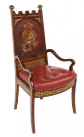 ENGLISH MAHOGANY ORDER OF THE