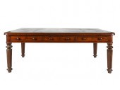 ENGLISH MAHOGANY PARTNERS DESK