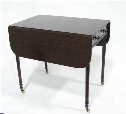 English mahogany pembroke