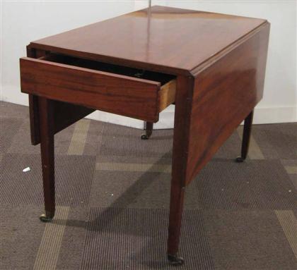 English mahogany pembroke table, c.