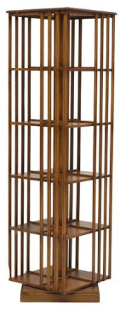 ENGLISH MAHOGANY ROTATING 5-TI