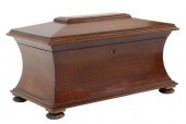 ENGLISH MAHOGANY SARCOPHAGUS-F