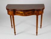 ENGLISH MAHOGANY SERPENTINE GA