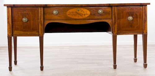 ENGLISH MAHOGANY SIDEBOARD CIRCA