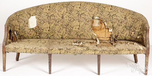 ENGLISH MAHOGANY SOFA, CA.