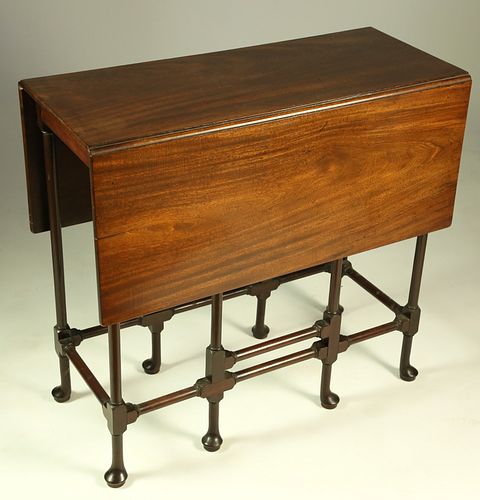 ENGLISH MAHOGANY SPIDER LEG DROP