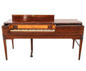 ENGLISH MAHOGANY SQUARE PIANO<