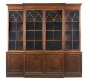 ENGLISH MAHOGANY STEP BACK BRE