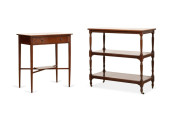 ENGLISH MAHOGANY TABLE AND ROS