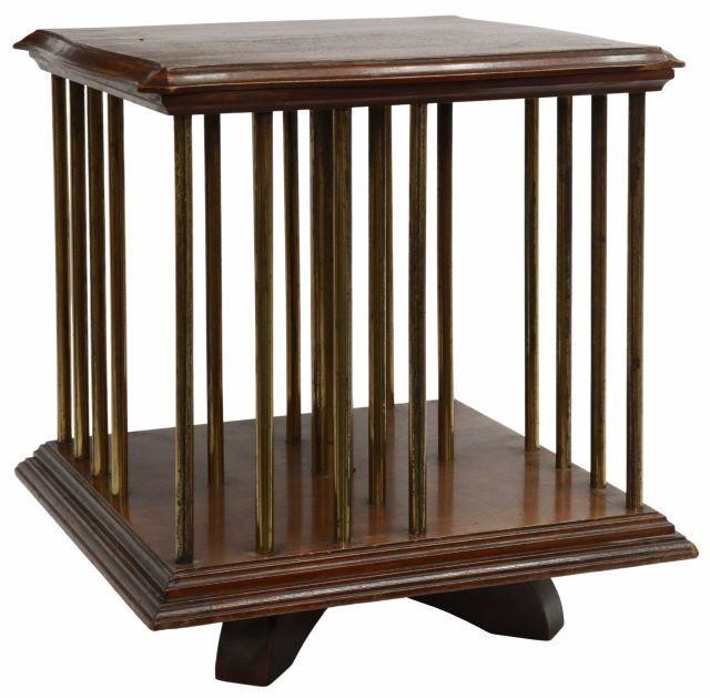 ENGLISH MAHOGANY TABLETOP REVOLVING