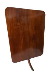 ENGLISH MAHOGANY TILT-TOP BREA