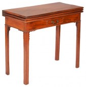 ENGLISH MAHOGANY TRIPLE FOLD G