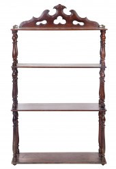 ENGLISH MAHOGANY WHAT-NOT HANG