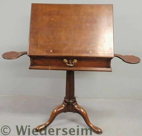 English mahogany writing desk