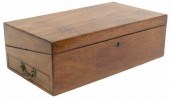 ENGLISH MAHOGANY WRITING SLOPE