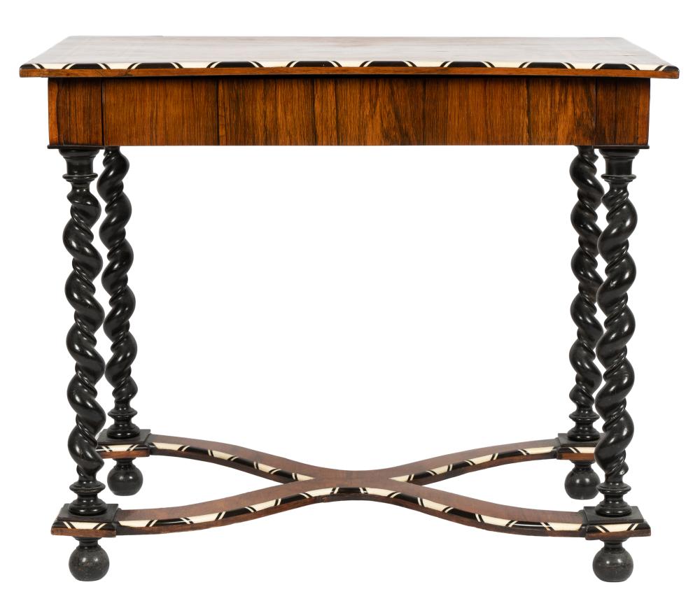 ENGLISH MARQUETRY SIDE TABLEthe