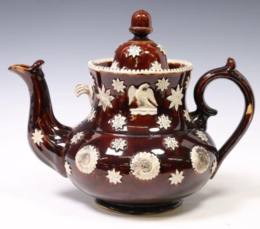 ENGLISH MEASHAM BARGEWARE POTTERY
