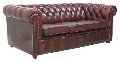 ENGLISH MILLBROOK OXBLOOD LEATHER