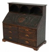 ENGLISH MINIATURE OAK SLANT-FR