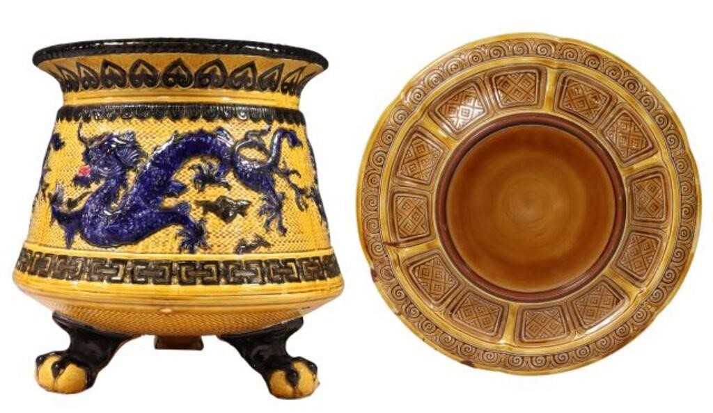 ENGLISH MINTON (ATTRIB) MAJOLICA