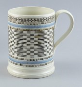 ENGLISH MOCHAWARE MUG 19TH CEN