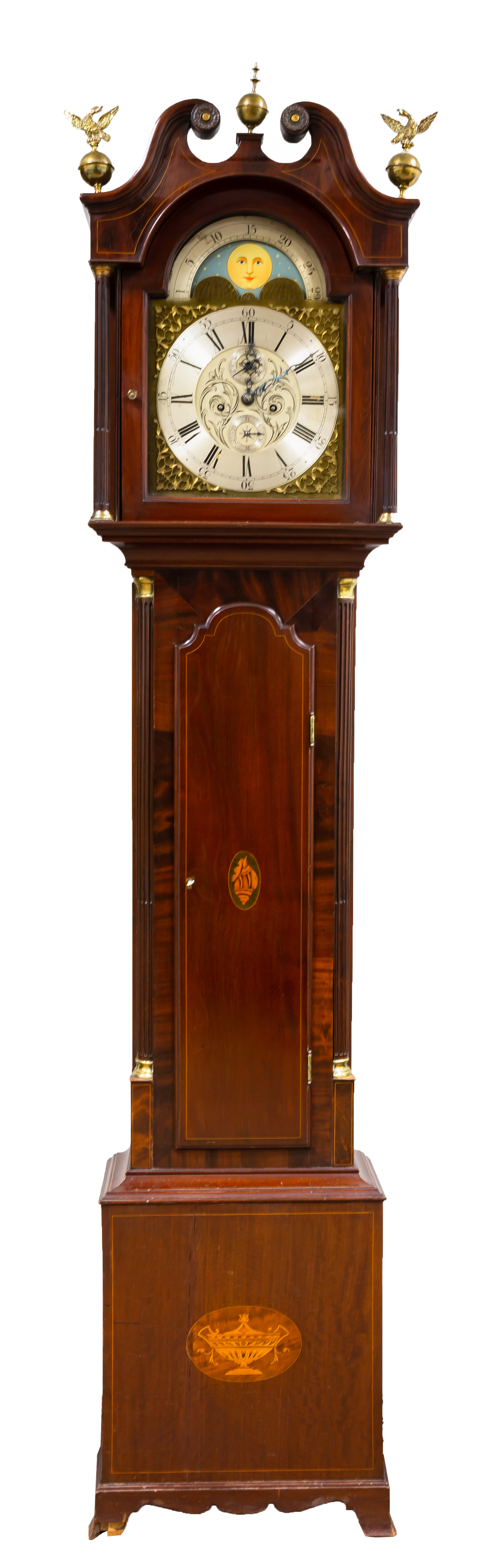 ENGLISH MOON PHASE TALL CASE