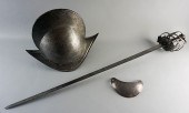 ENGLISH MORTUARY SWORD TOGETHE