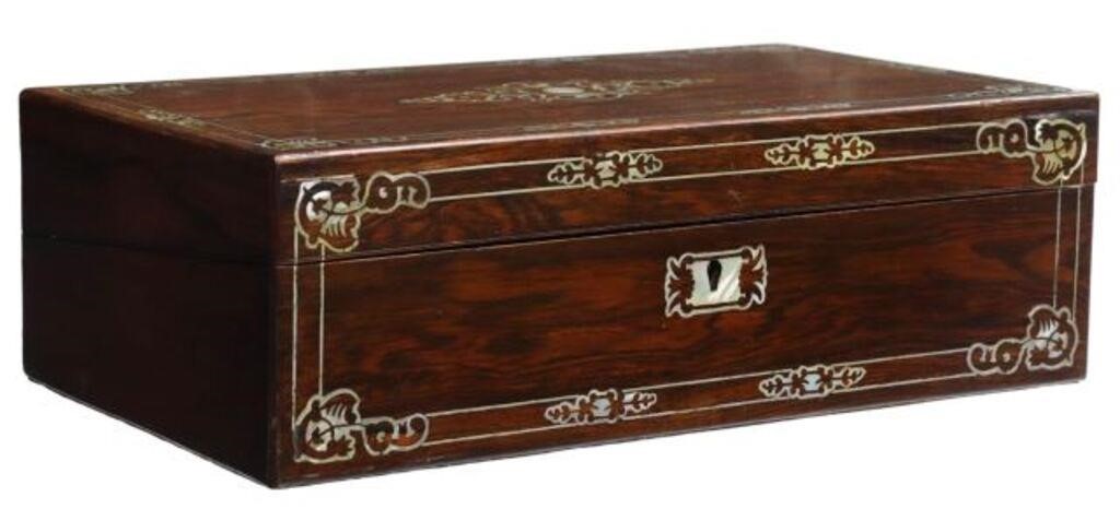 ENGLISH MOTHER OF PEARL ROSEWOOD
