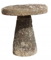 ENGLISH MUSHROOM-FORM STADDLE