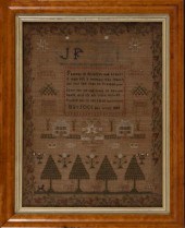 ENGLISH NEEDLEWORK DATED 1833