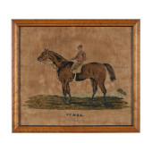 ENGLISH NEEDLEWORK OF RACEHORS
