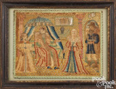 ENGLISH NEEDLEWORK PICTURE, 18