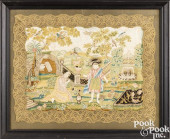 ENGLISH NEEDLEWORK PICTURE, 18